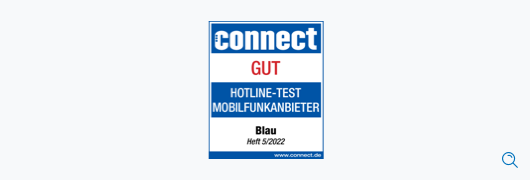 Blau im Test: connect – Hotline-Test