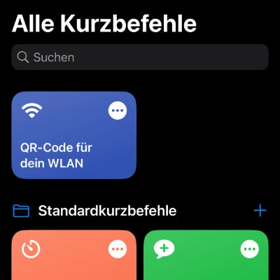 WLAN teilen iPhone QR-Code 2
