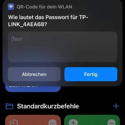 WLAN teilen iPhone QR-Code 3