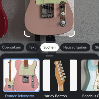 Google Lens iPhone Gitarre 2