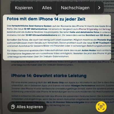 Google Lens iPhone Text 5