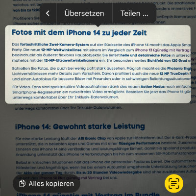 Google Lens iPhone Text 6