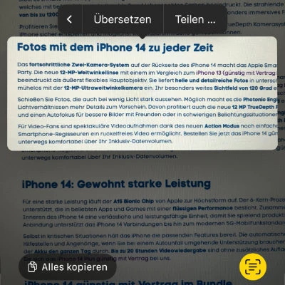 Google Lens iPhone Text 6