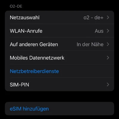  eSIM iPhone Settings 2
