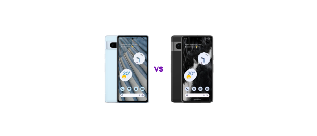 Google Pixel 7a vs. Pixel 7