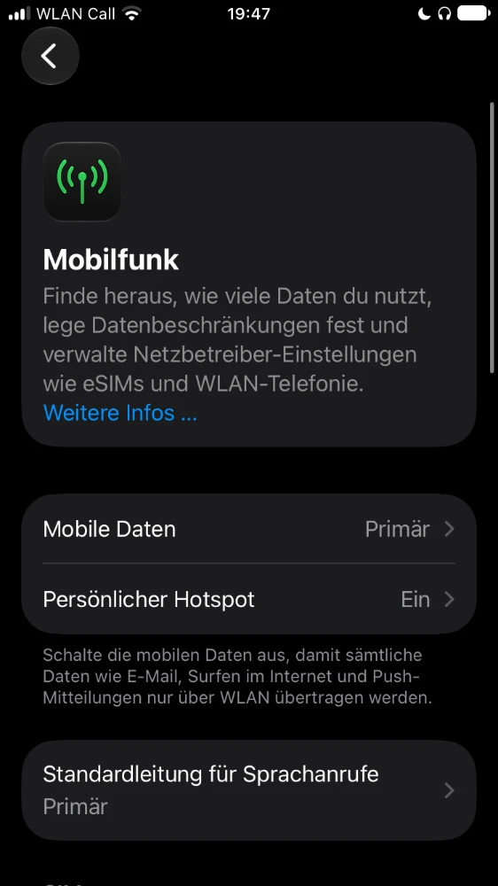  WLAN-Call beim iPhone aktivieren 1

