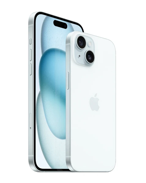 iPhone 15 in Blau
