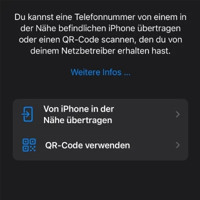 eSIM für Dual SIM auf dem iPhone 15 einrichten