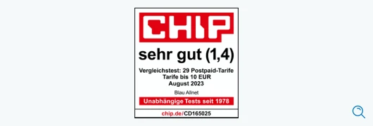 CHIP Vergleichstest – Postpaid-Tarife bis 10 Euro