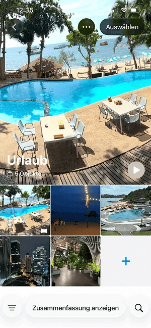  Screenshot vom Rückblick-Video mit Play-Button
