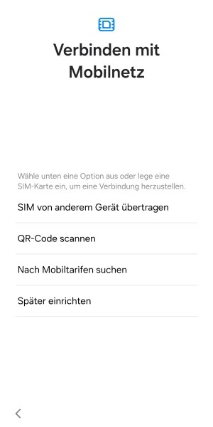 Neues Samsung-Handy einrichten: SIM einrichten