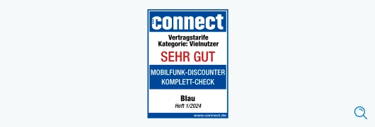 Blau im Test: connect – Service-Apps