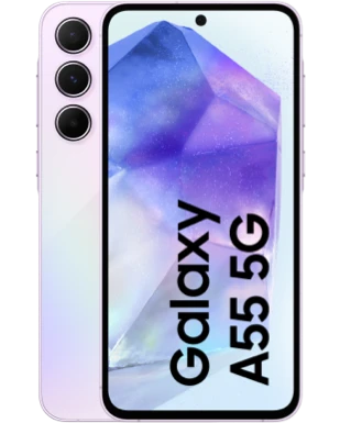 Galaxy A55 in Awesome Lilac