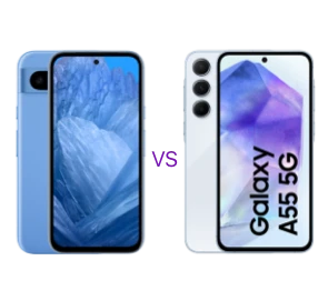 Google Pixel 8a vs. Galaxy A55: Die Unterschiede