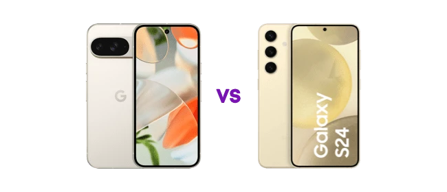 Pixel 9 vs. Samsung S24: Die Unterschiede