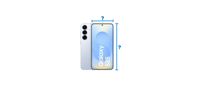  Samsung Galaxy S25: Größe und Gewicht

