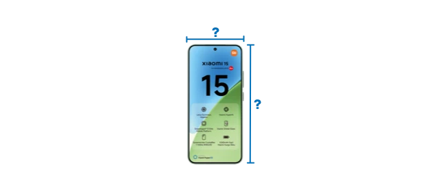  Xiaomi 15: Größenvergleich
