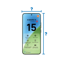 Xiaomi 15: Größenvergleich
