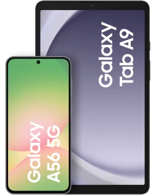Samsung Galaxy A56 5G mit Galaxy Tab A9