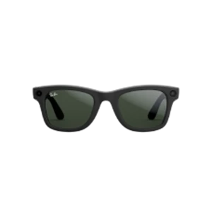  Schwarz-graue Ray-Ban Meta-Brille von vorn
