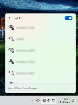  WLAN-Netzwerk auswählen

