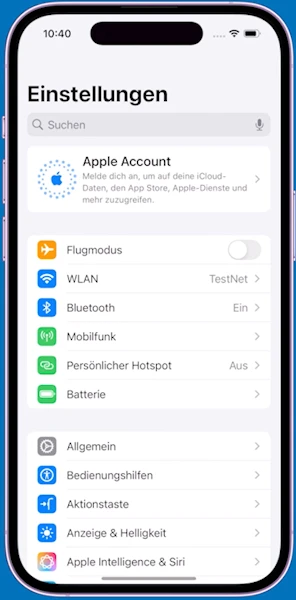  eSIM auf neues iPhone übertragen QR-Code nachträglich Schritt 1
