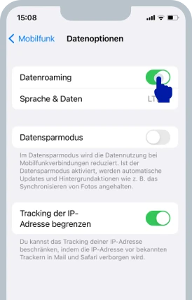  Screenshot des iOS-Bildschirms
