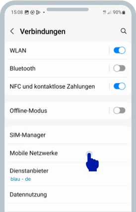  Screenshot des Android-Bildschirms
