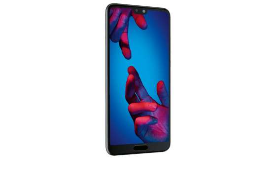Das riesige Display nimmt beim Huawei P20 fast die gesamte Frontseite ein. Das riesige Display nimmt beim Huawei P20 fast die gesamte Frontseite ein.